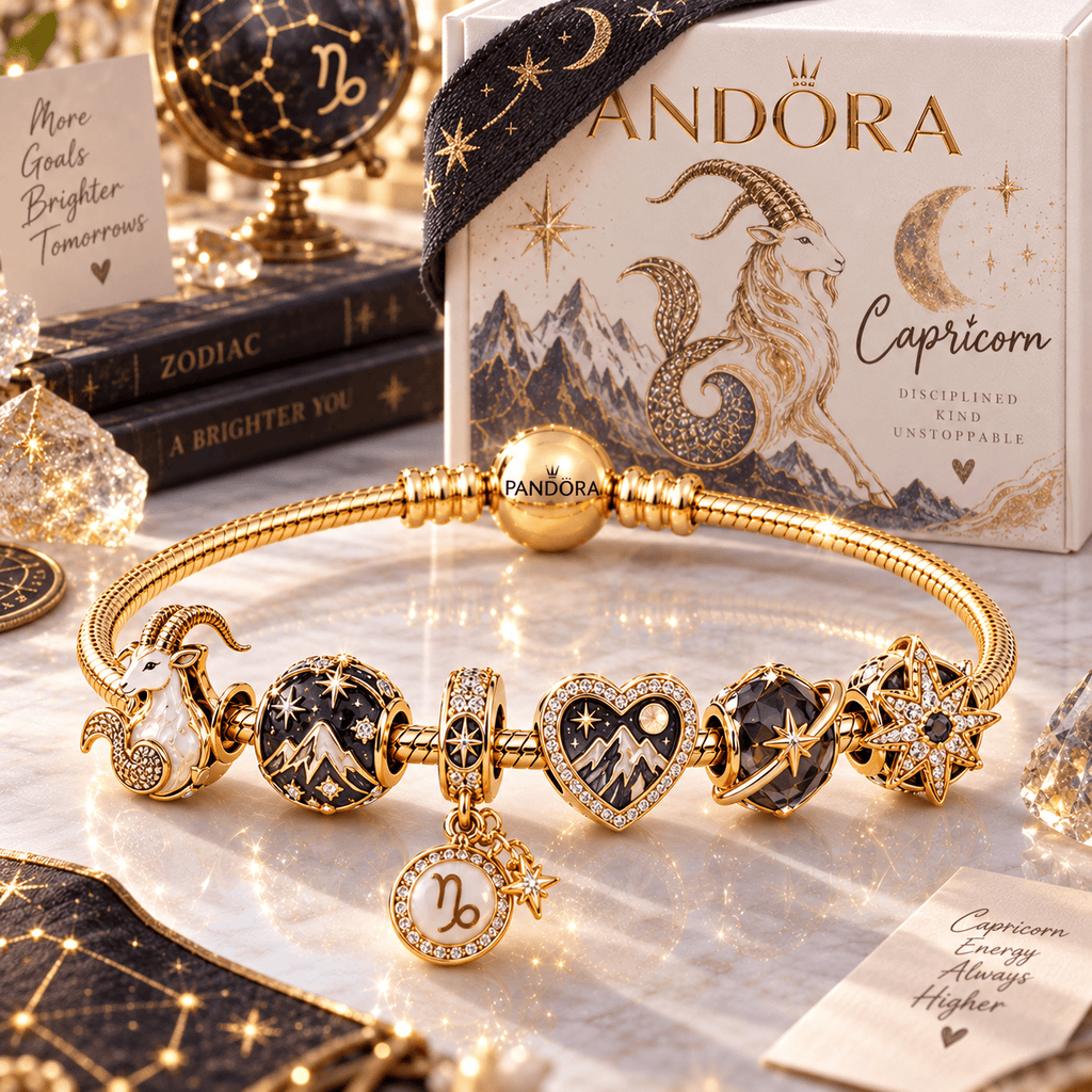 AQR Gold Charm Bracelet Set PTT