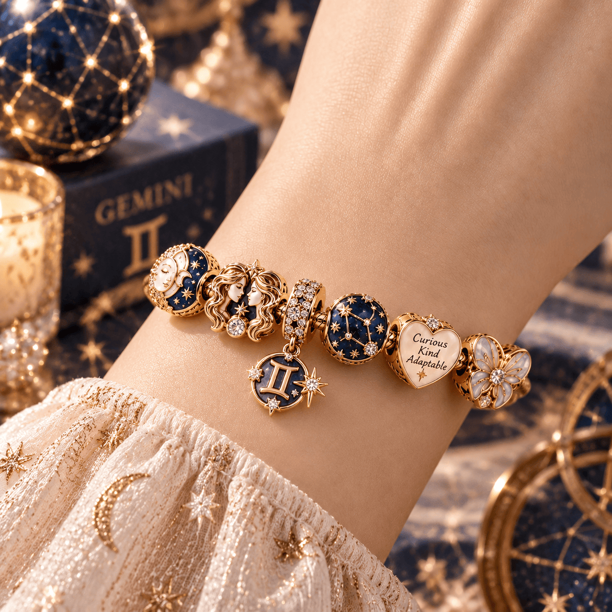 GMN Gold Charm Bracelet Set PTT