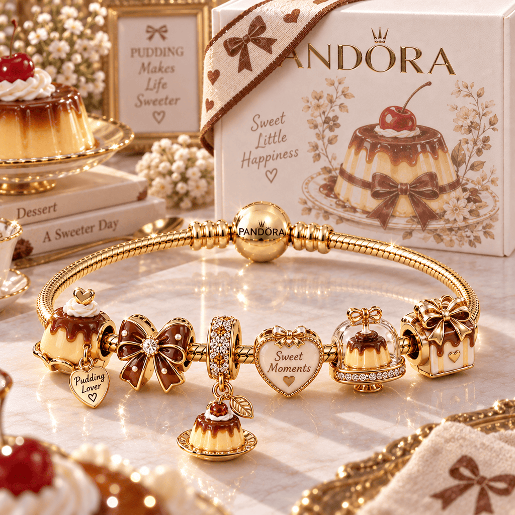 PUD Gold Charm Bracelet Set PTT