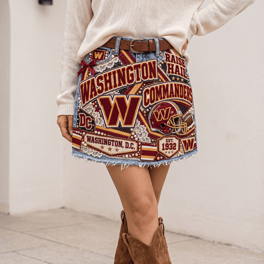 WCD Embellished Denim Skirt NTKO