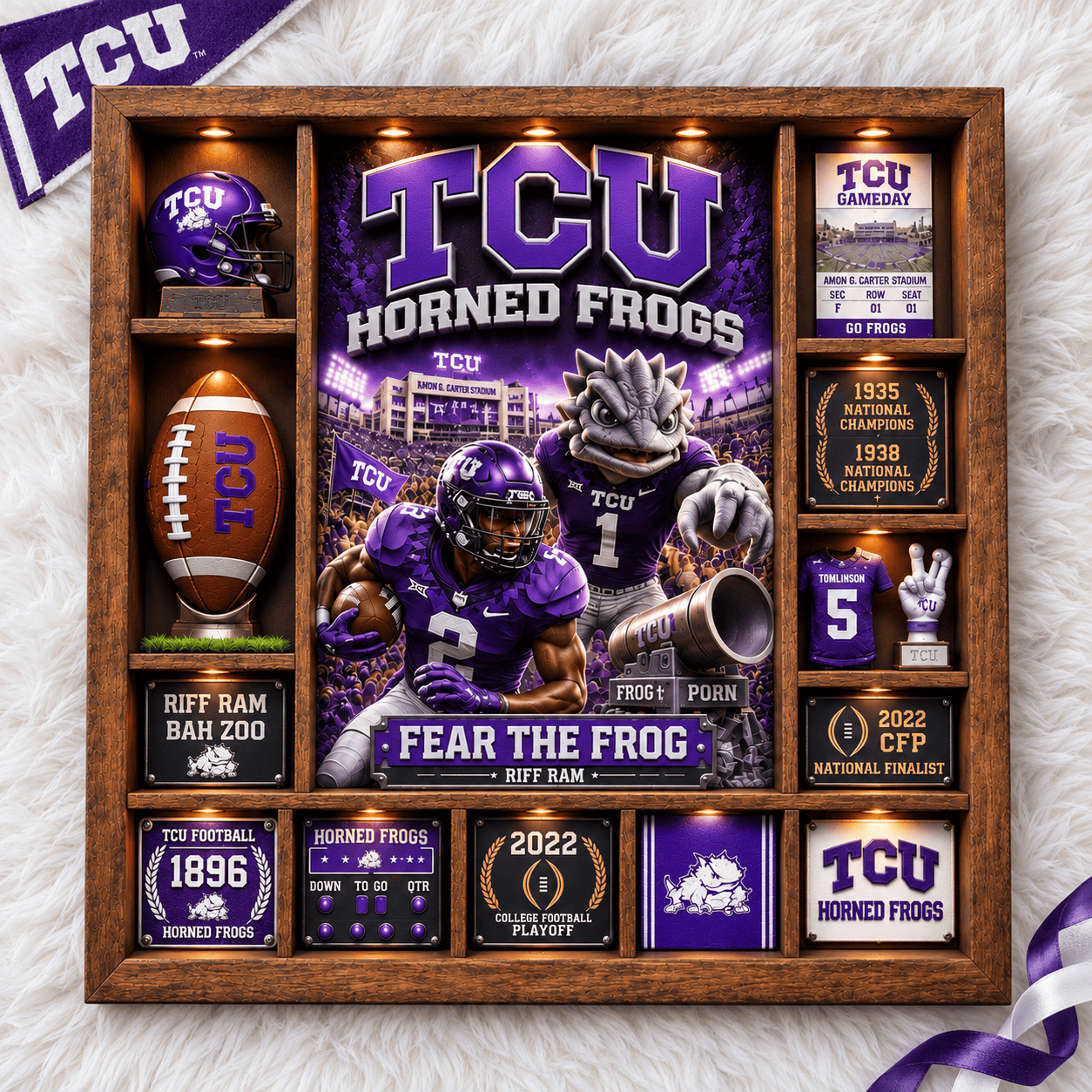 TCU Premium Shadow Box TTMH
