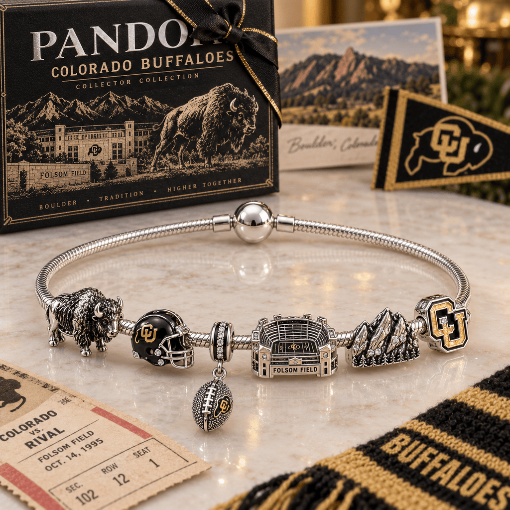 CLB Silver Charm Bracelet Set PTKL
