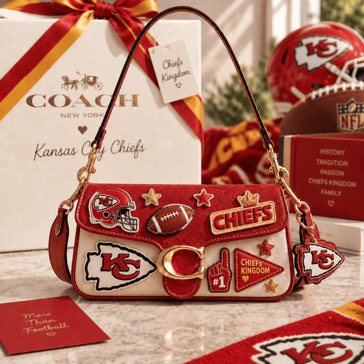 Premium KCC Coach Shoulder Cross With Charm NPL