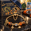 DRGB Gold Charm Bracelet Set PTKL
