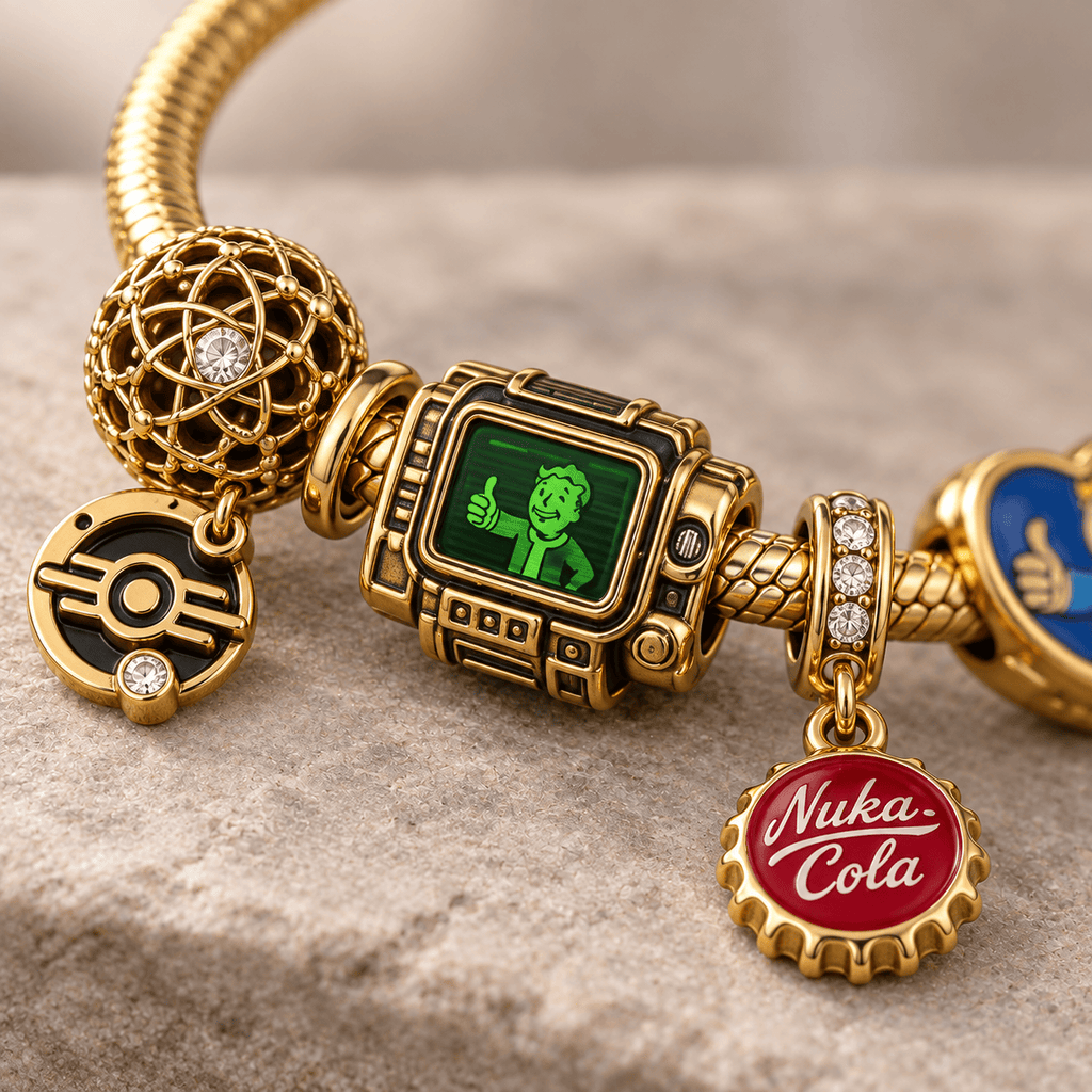 FOG Gold Charm Bracelet Set PTKL