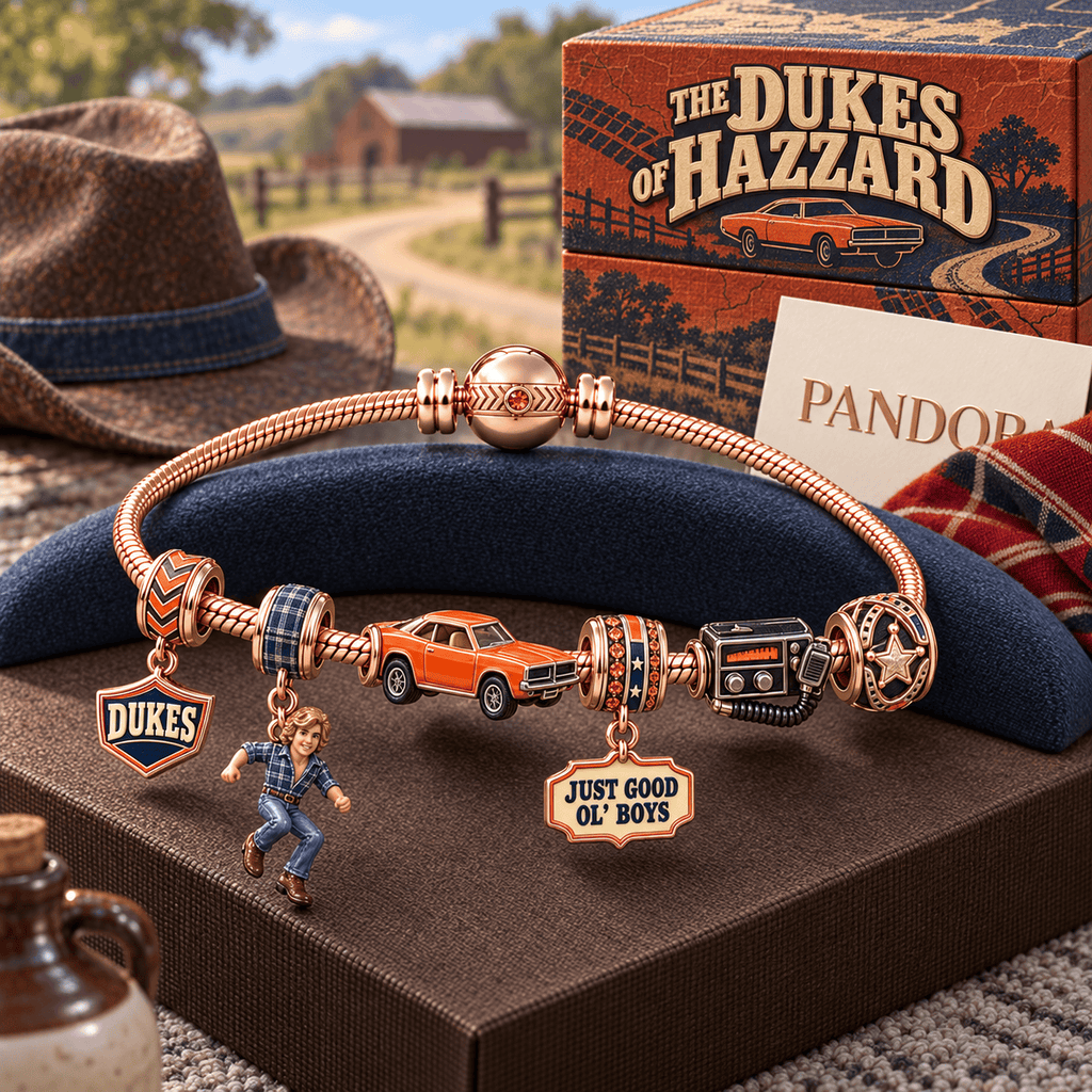 TDH Rose Gold Charm Bracelet Set HQH