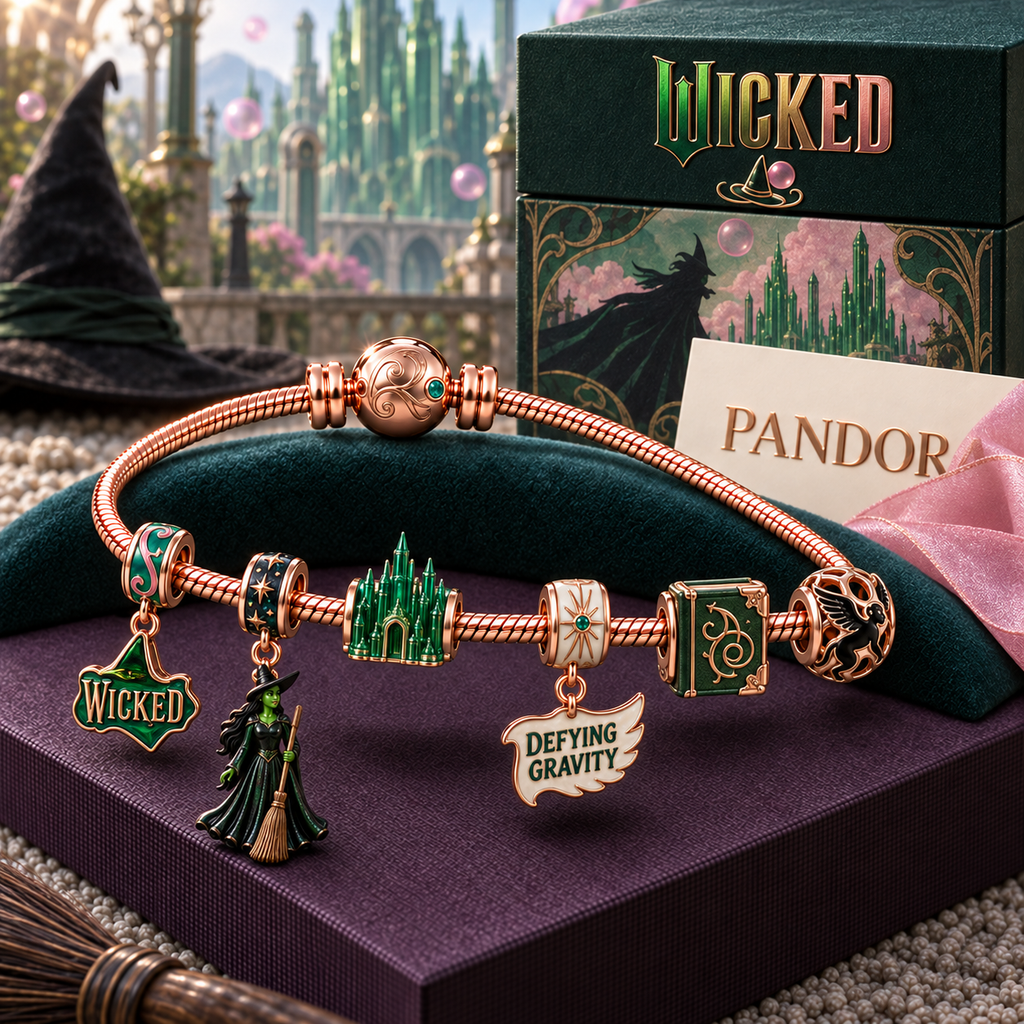 WCKD Rose Gold Charm Bracelet Set HQH
