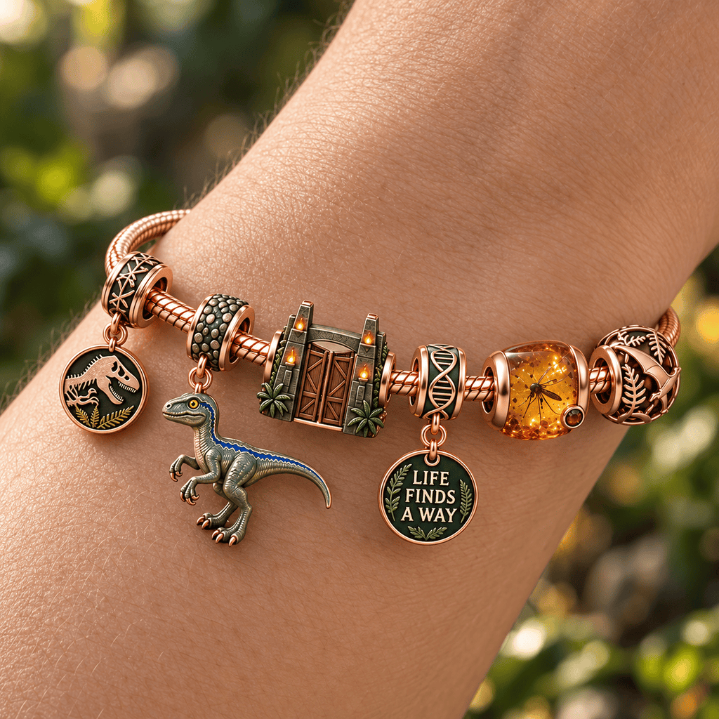 JRSW Rose Gold Charm Bracelet Set HQH