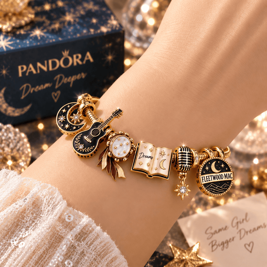 FLM Gold Charm Bracelet Set TTN