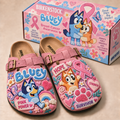 PREMIUM BLU MINK SUEDE CLOGS TTNL