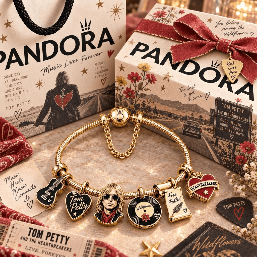 TPT Gold Charm Bracelet Set TTN