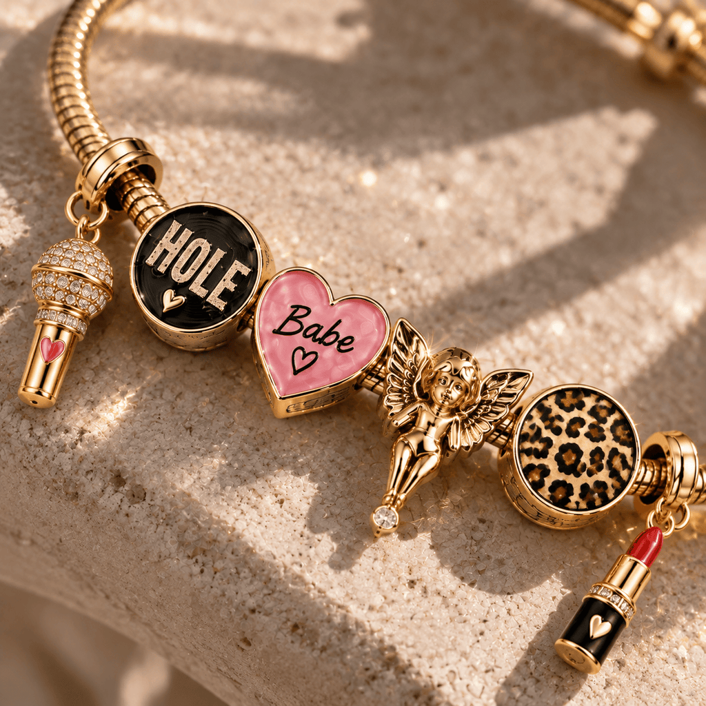 CTL Gold Charm Bracelet Set PTT