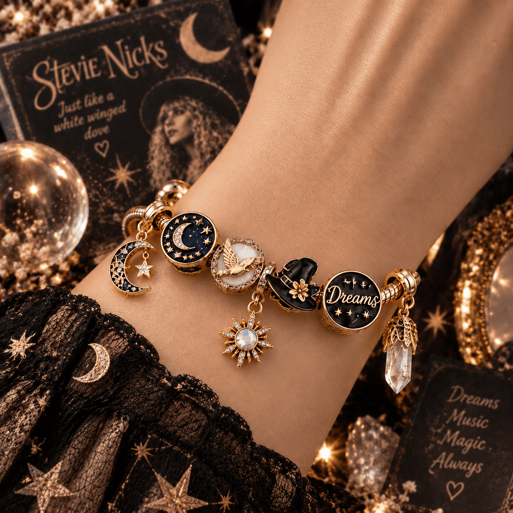 STNK Gold Charm Bracelet Set PTT