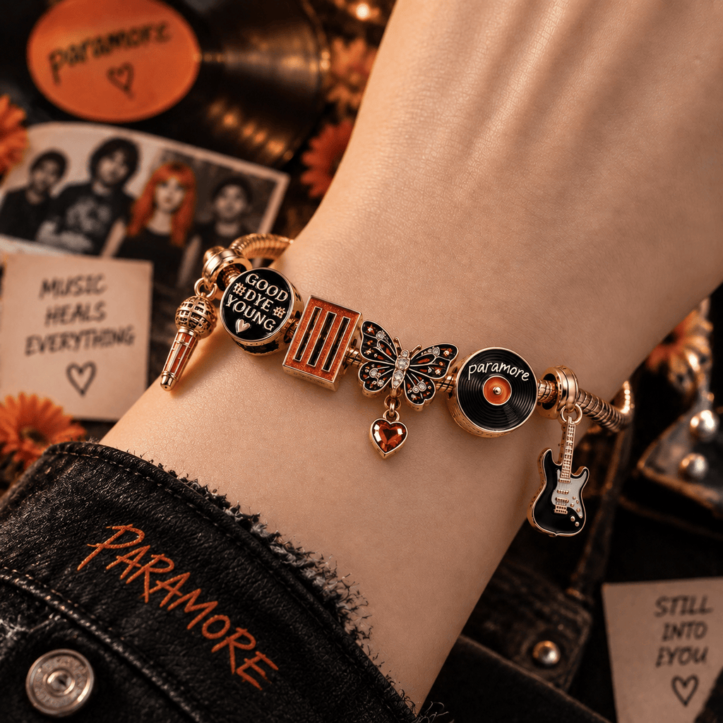 PRM Gold Charm Bracelet Set PTT
