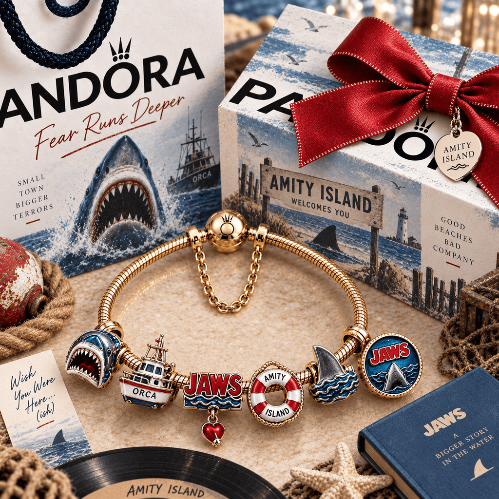 JAWS Gold Charm Bracelet Set PTT