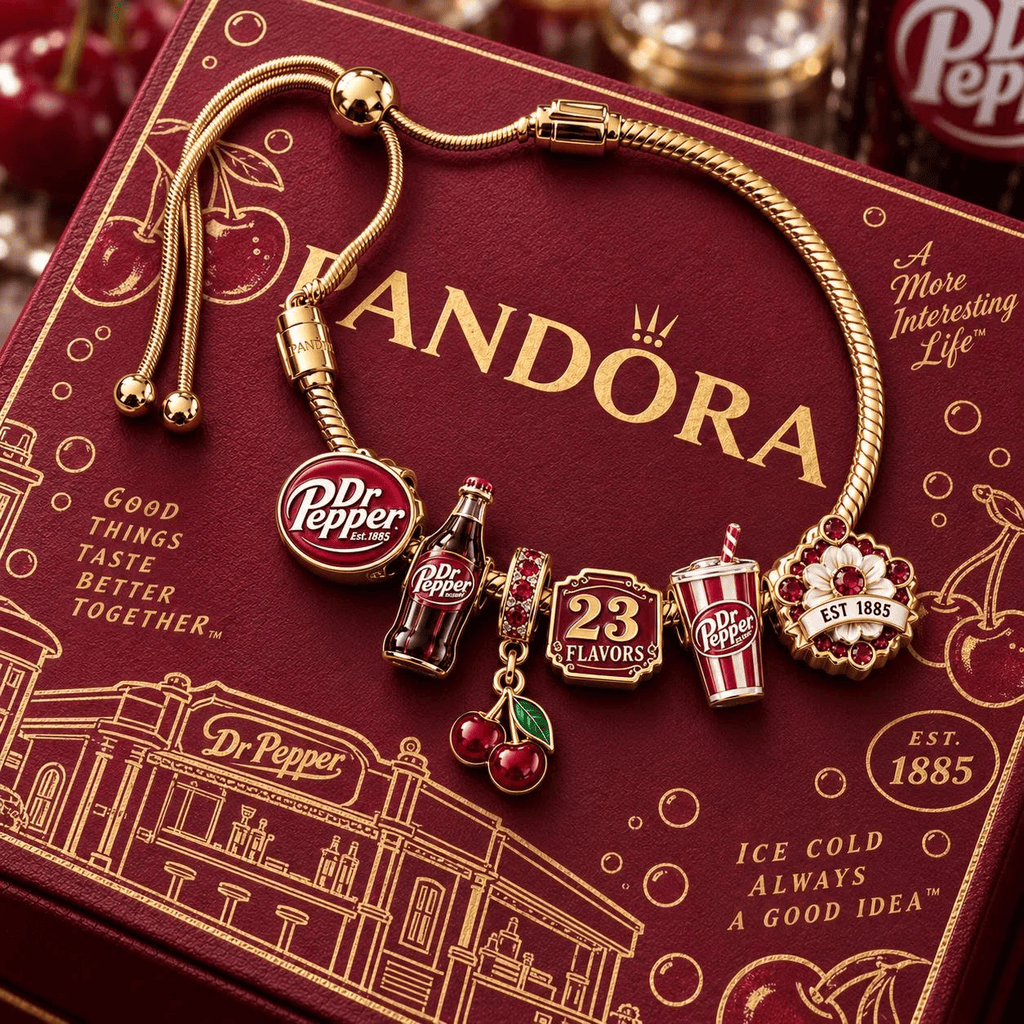 DPR Gold Charm Bracelet Set TTN
