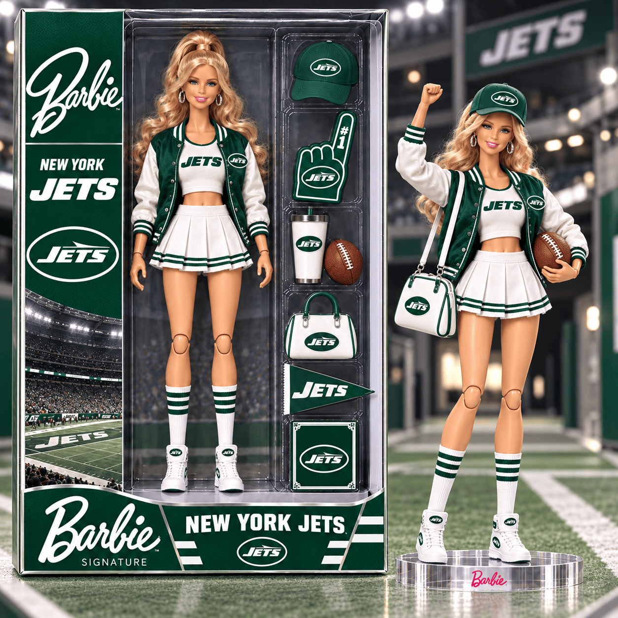 Premium NYJ Commemorative Figure TMH