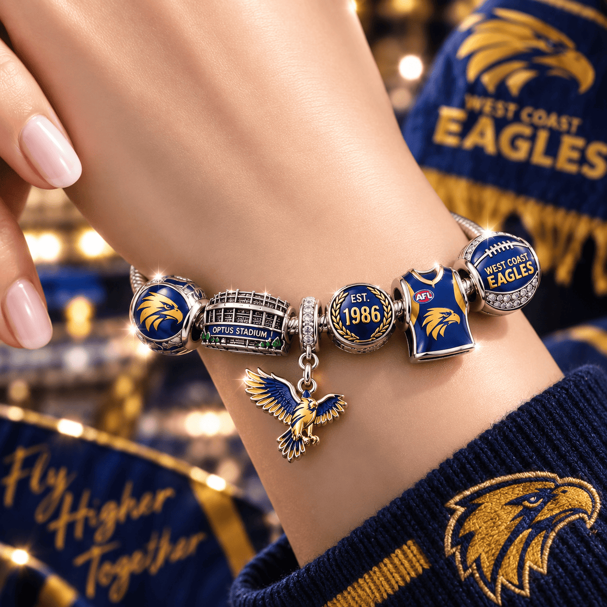 GCE Sliver Charm Bracelet Set VTH