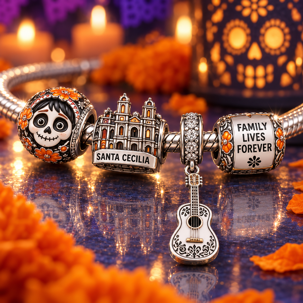 COCO Sliver Charm Bracelet Set VTH