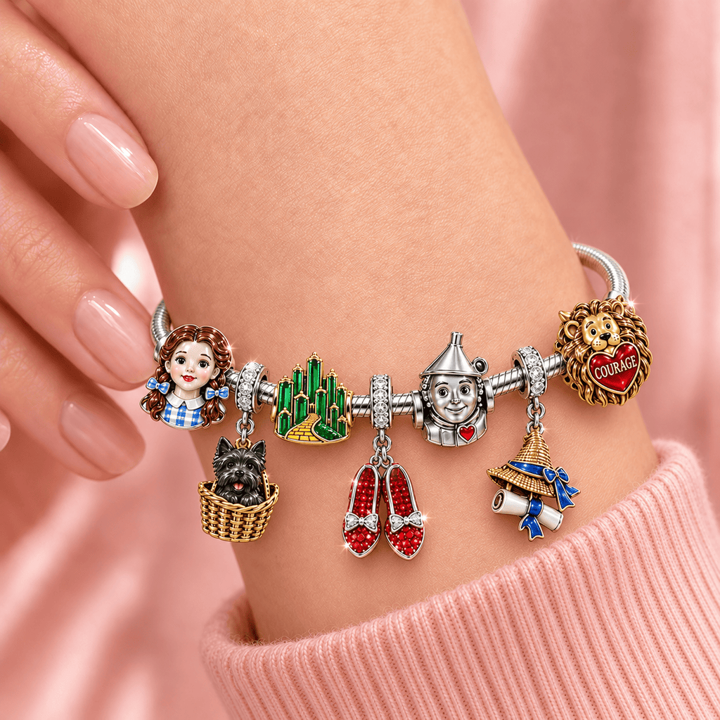 TWOZ Sliver Charm Bracelet Set TMH
