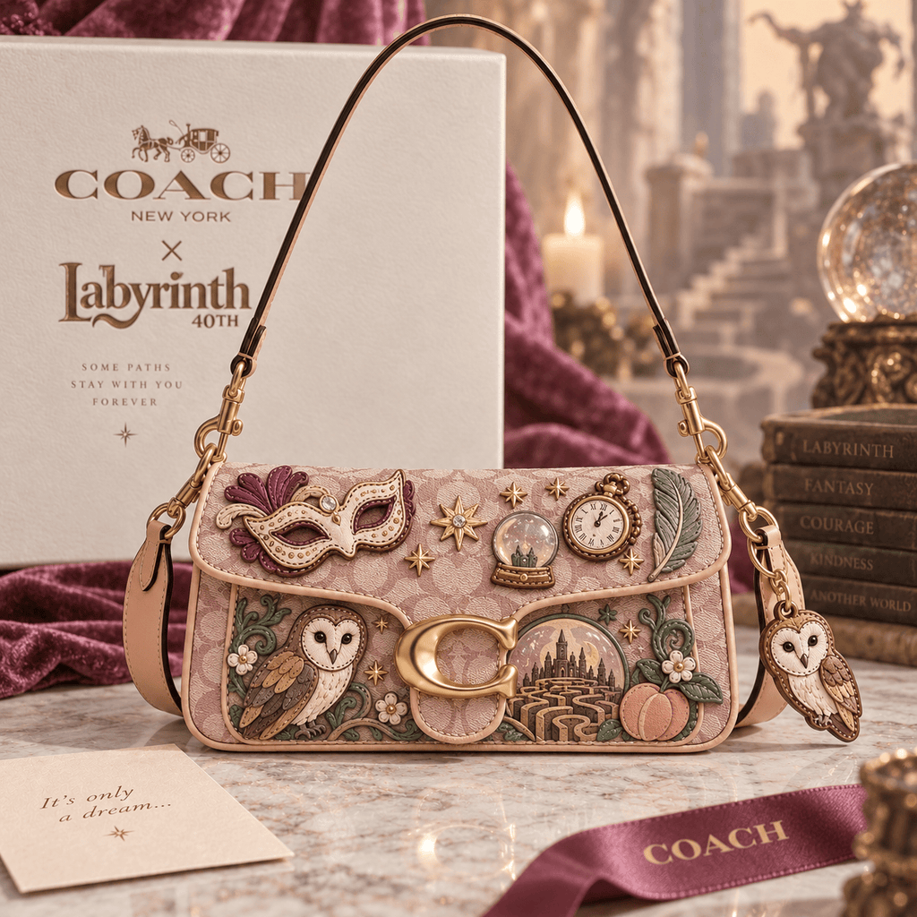 Premium LBN Coach Shoulder Cross With Charm NPL