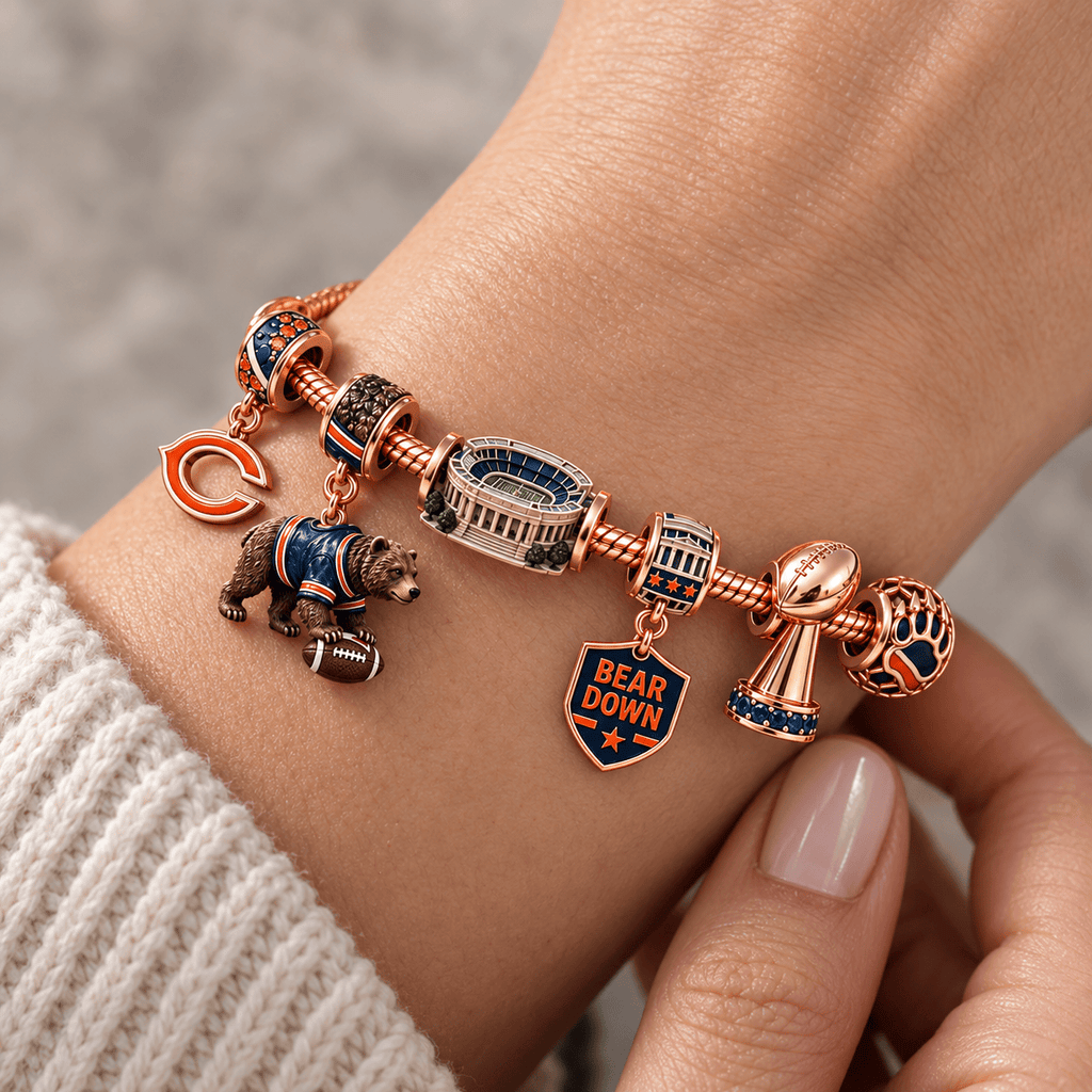 CCB Rose Gold Charm Bracelet Set HQH