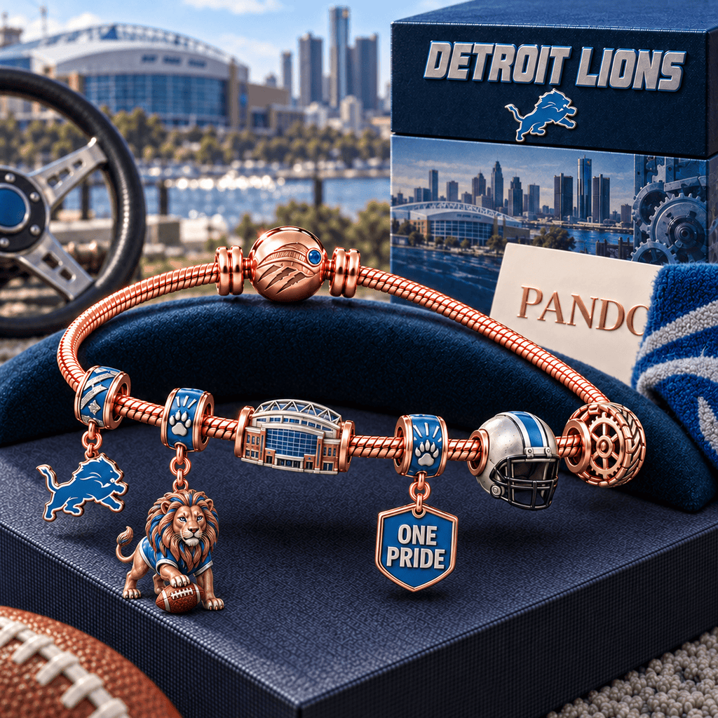 DTL Rose Gold Charm Bracelet Set HQH