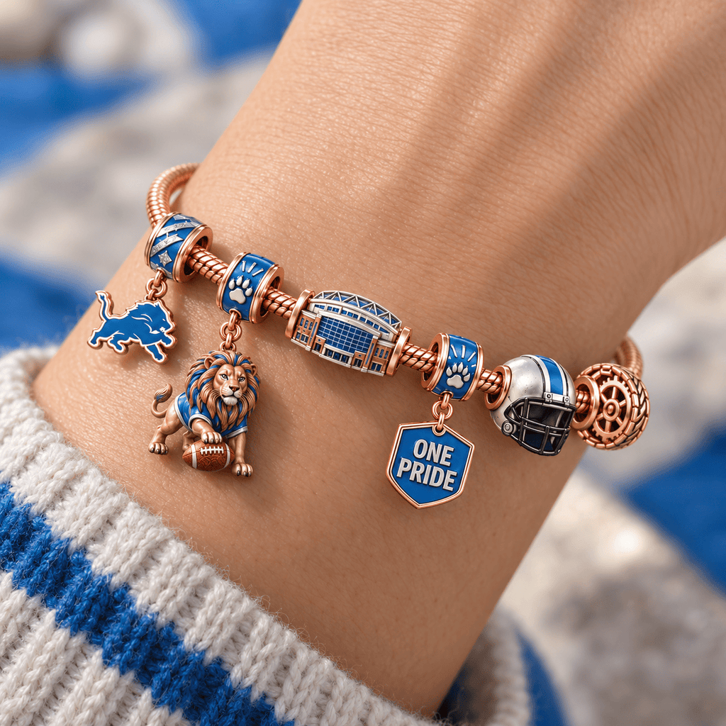 DTL Rose Gold Charm Bracelet Set HQH