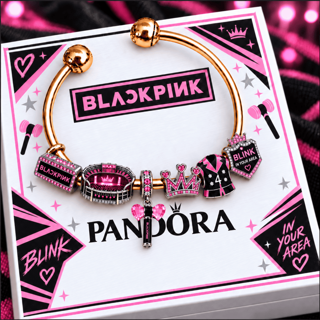 BLPK Silver Charm Bracelet Set NTVA