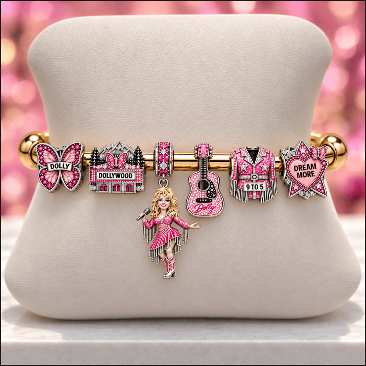DLPT Silver Charm Bracelet Set NTVA