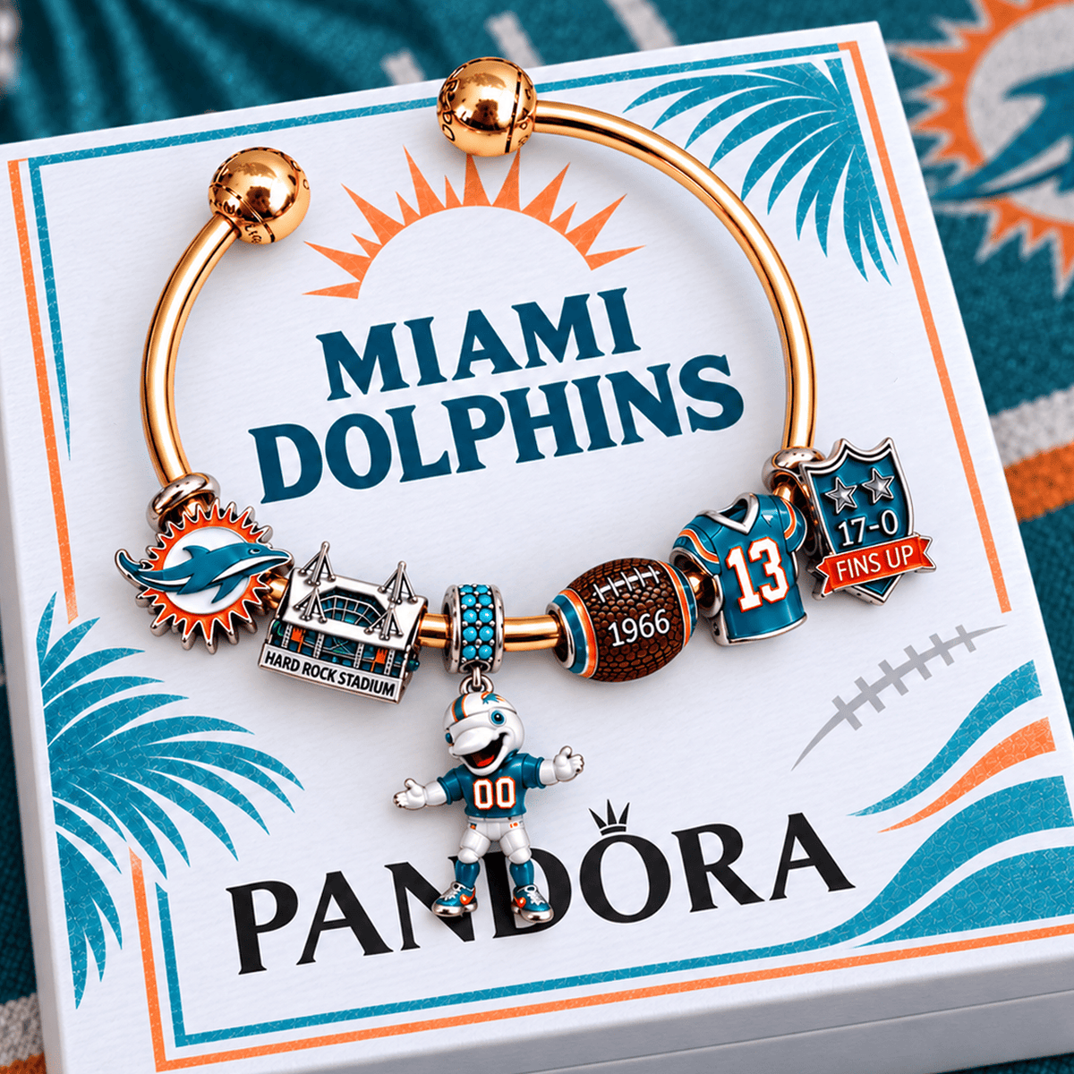 MDP Silver Charm Bracelet Set NTVA