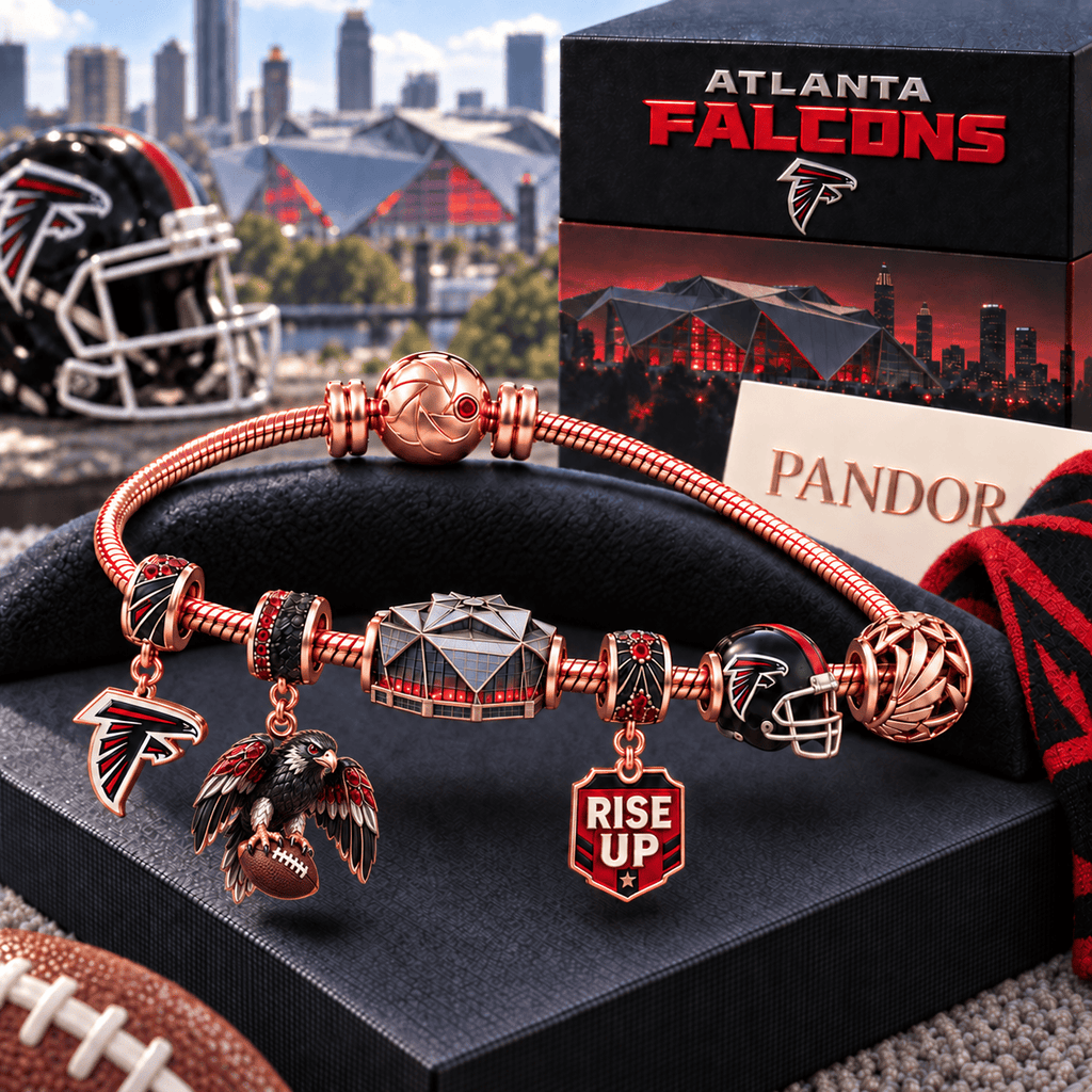 ATF Rose Gold Charm Bracelet Set HQH