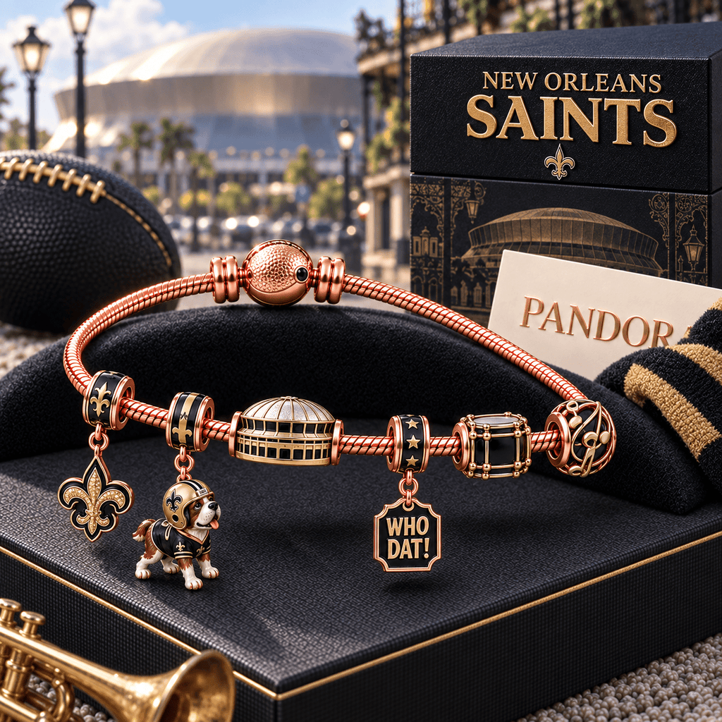 NOS Rose Gold Charm Bracelet Set HQH