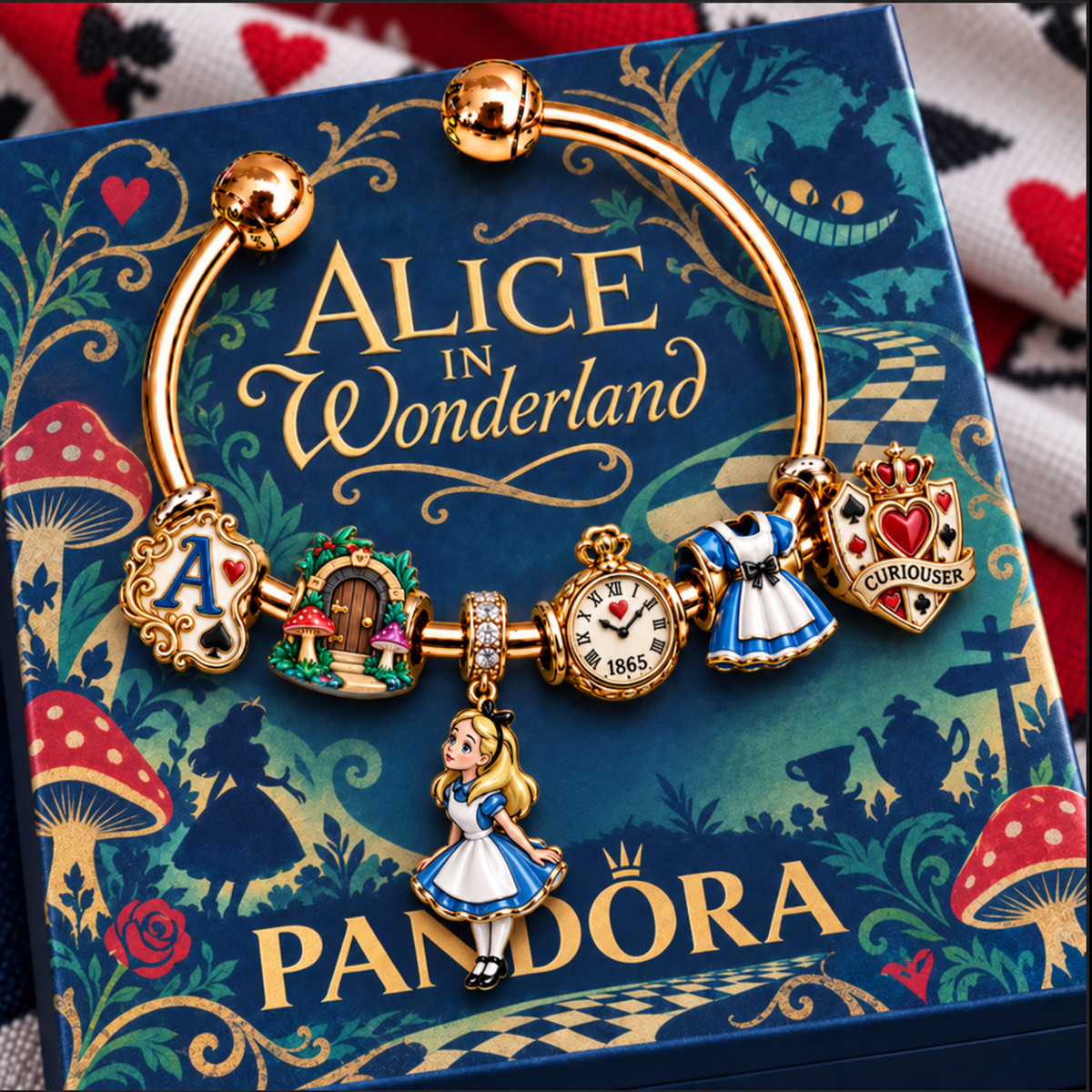 ALW Silver Charm Bracelet Set NTVA