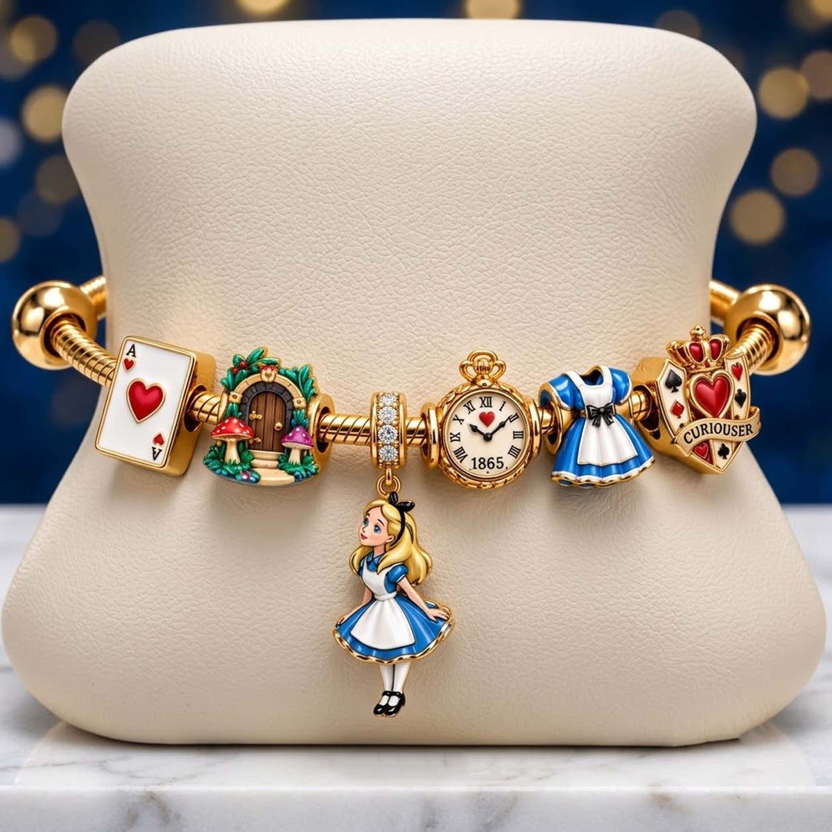 ALW Silver Charm Bracelet Set NTVA