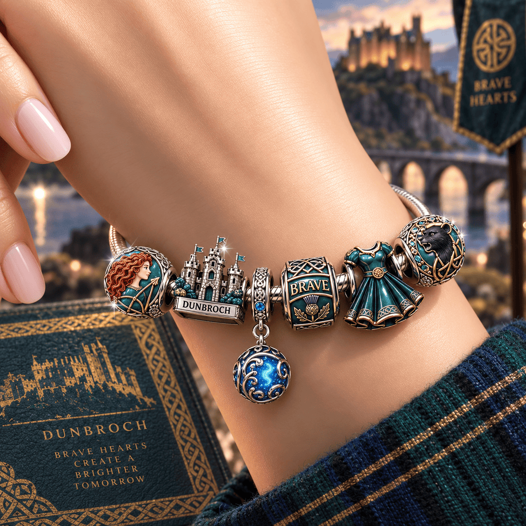 BRVE Sliver Charm Bracelet Set VTH