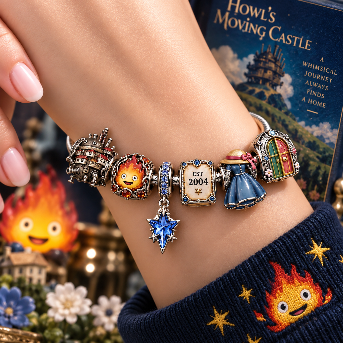 HMC Sliver Charm Bracelet Set VTH