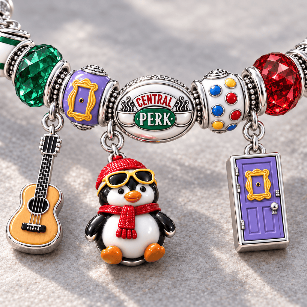 FRS Silver Charm Bracelet Set NTTB