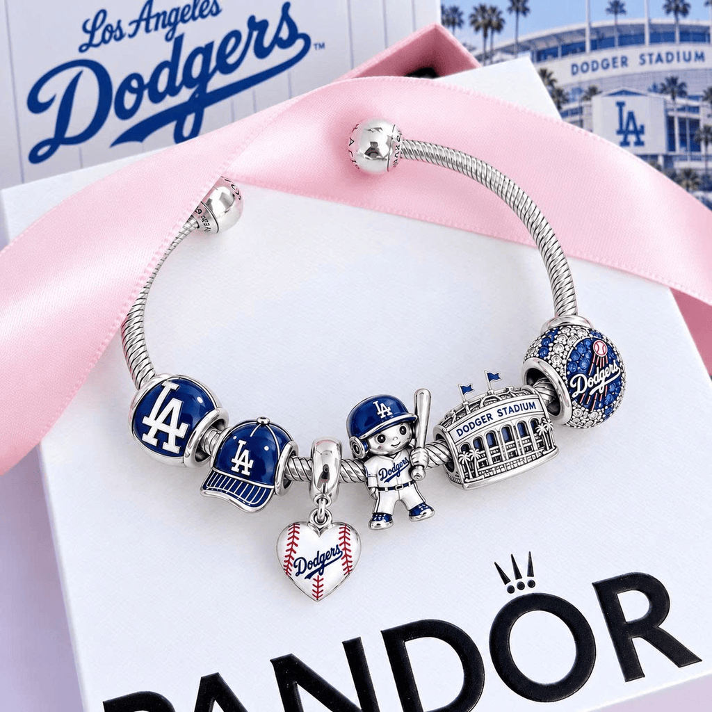 LAD Silver Charm Bracelet Set VTH