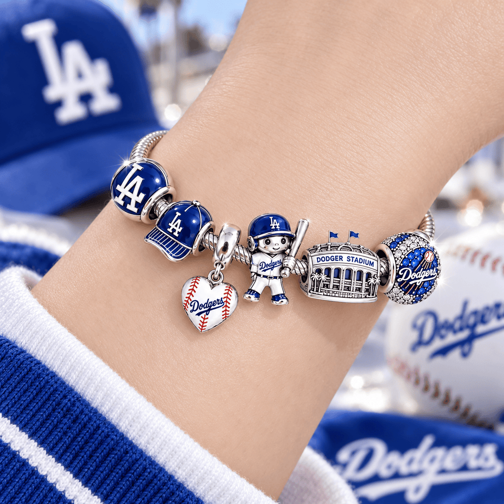 LAD Silver Charm Bracelet Set VTH