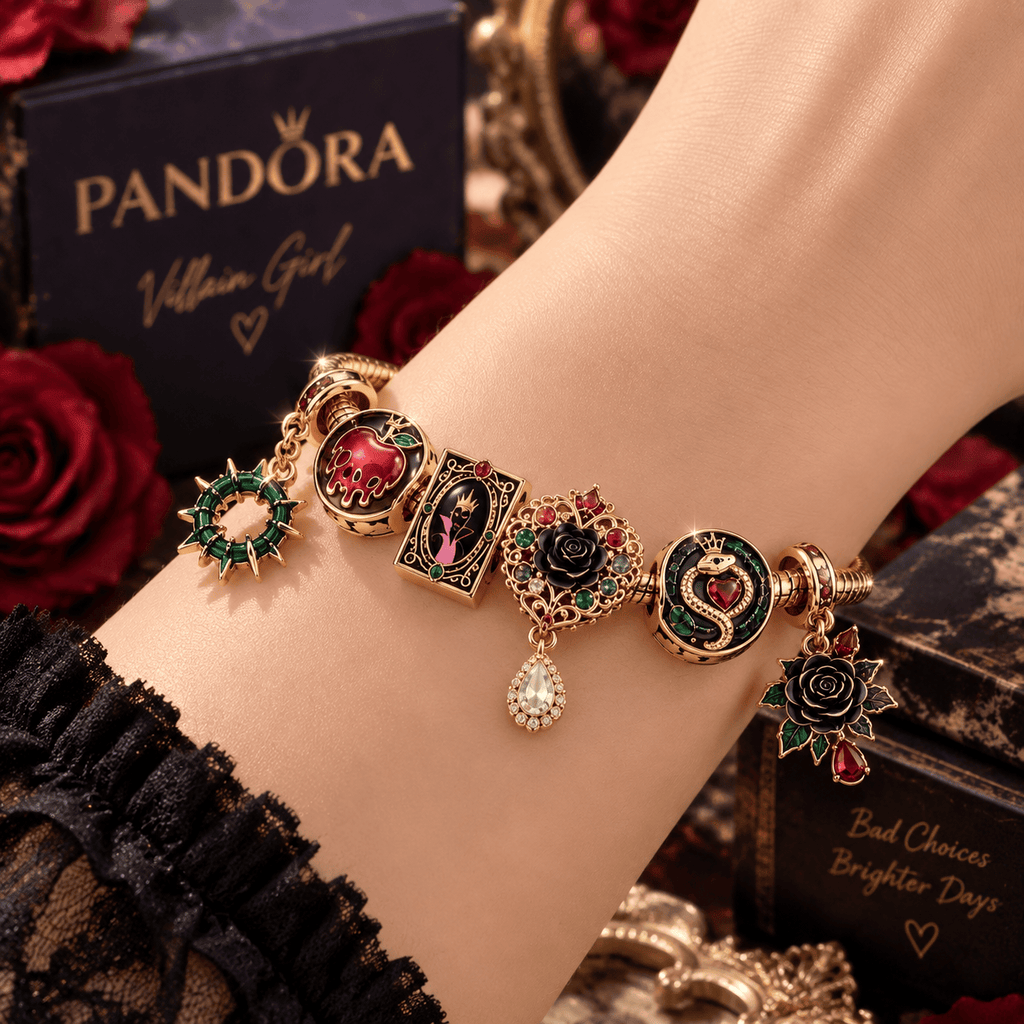 VLG Gold Charm Bracelet Set TTN
