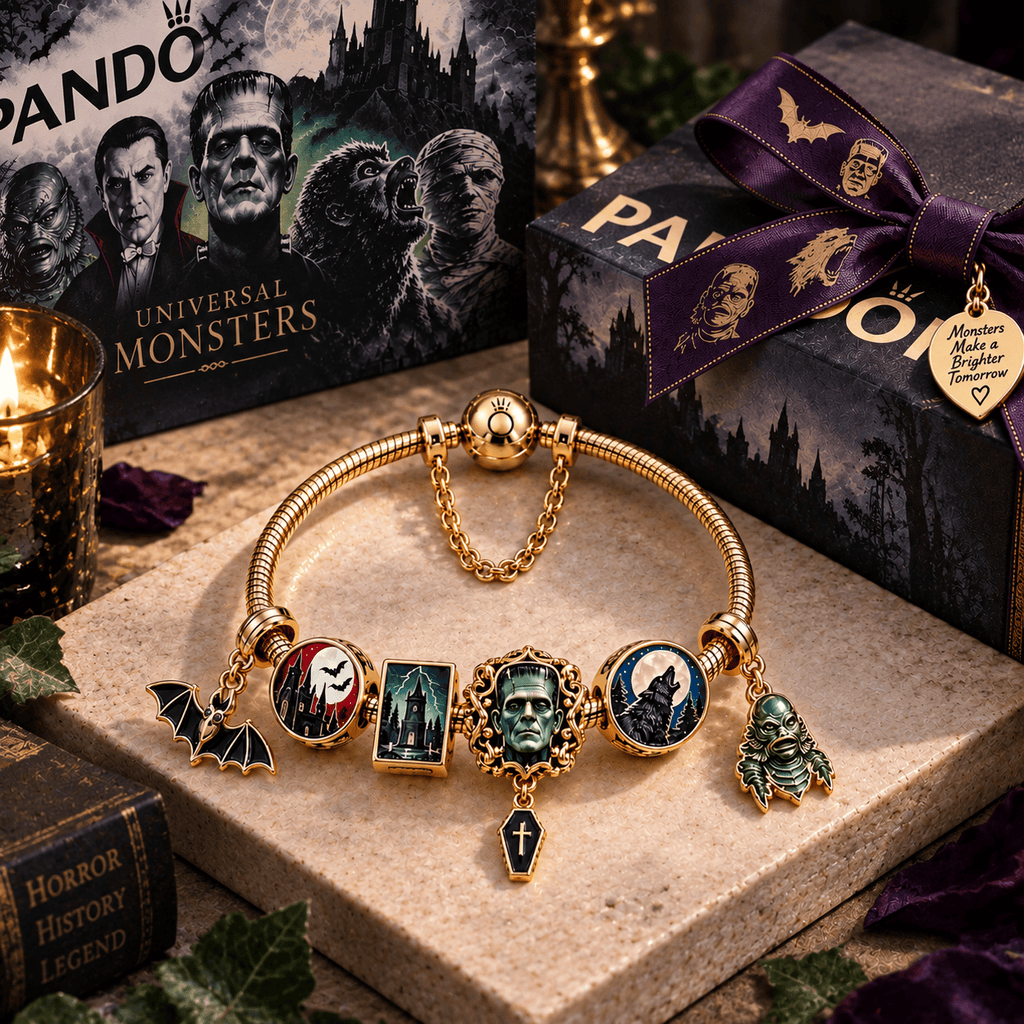 UMS Gold Charm Bracelet Set TTN