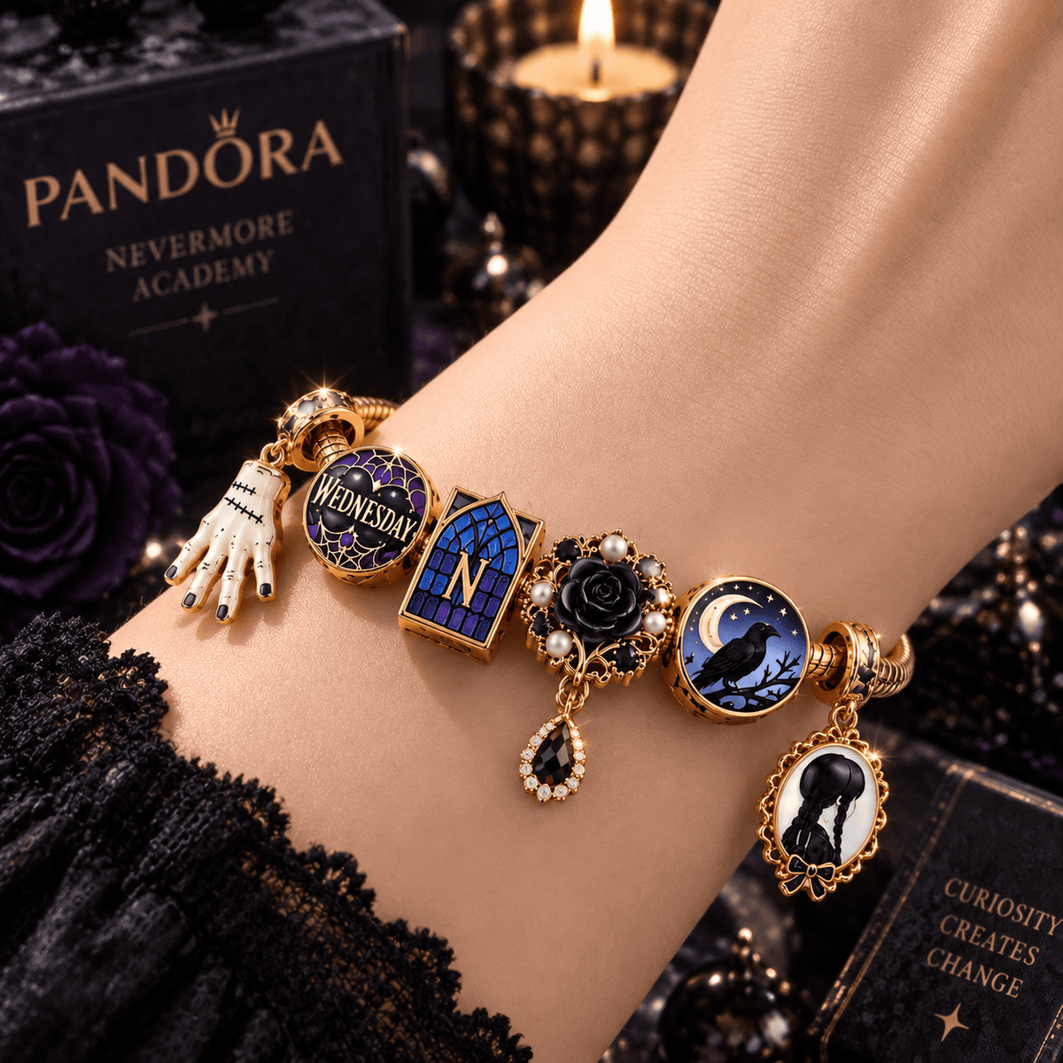 WND Gold Charm Bracelet Set TTN