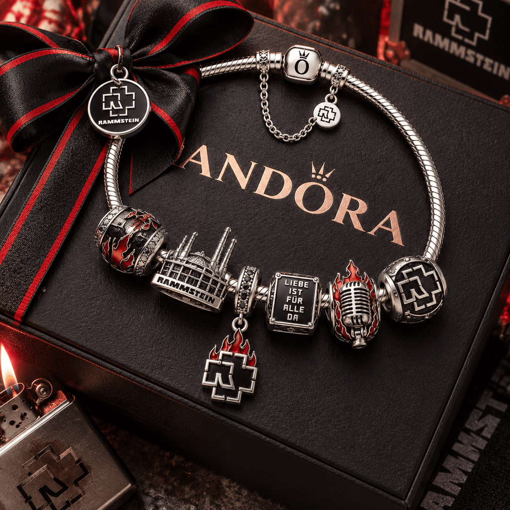 RMS Silver Charm Bracelet Set PTT