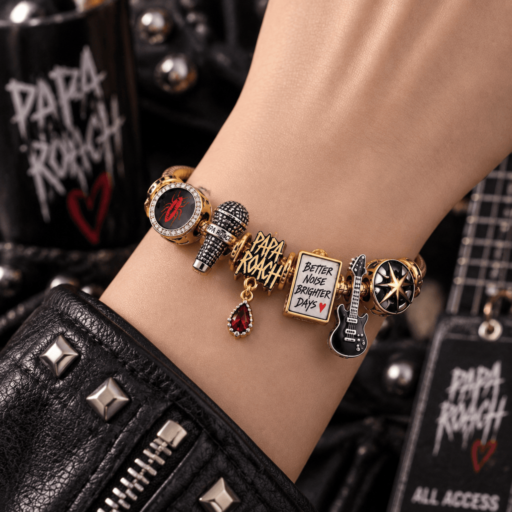 PPR Gold Charm Bracelet Set PTT