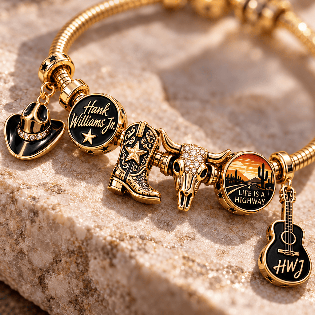 BLST Gold Charm Bracelet Set PTT