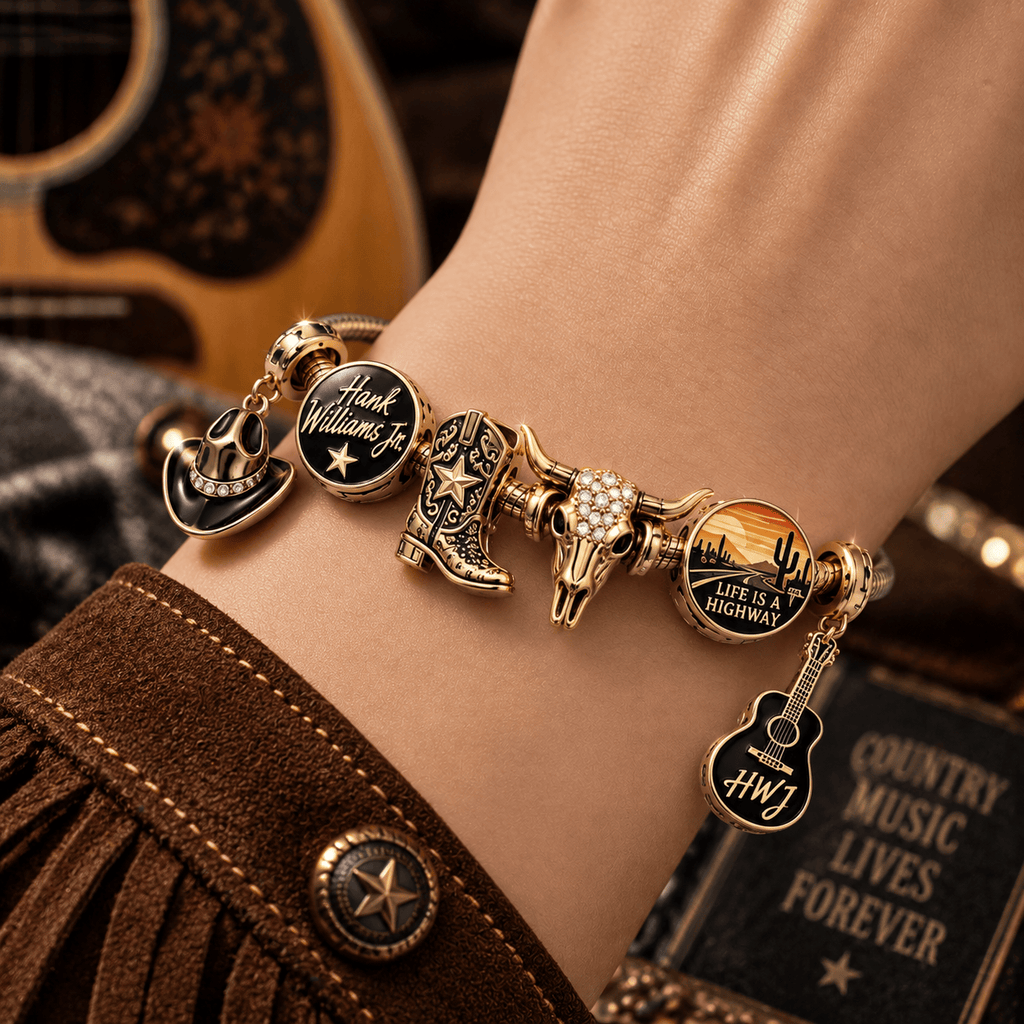 BLST Gold Charm Bracelet Set PTT