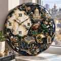 Premium NDFI Statement 3D Decorative Wall Clock HTTT