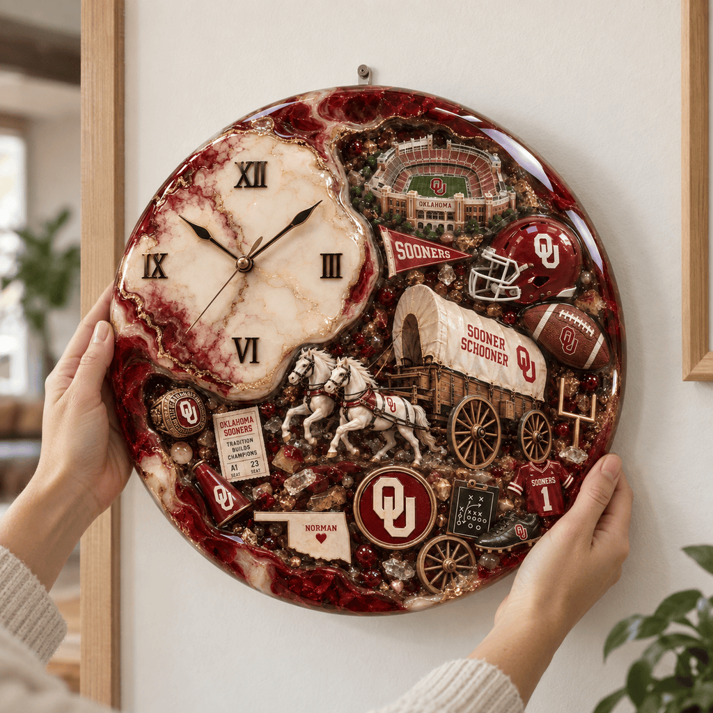 Premium OSN Statement 3D Decorative Wall Clock HTTT