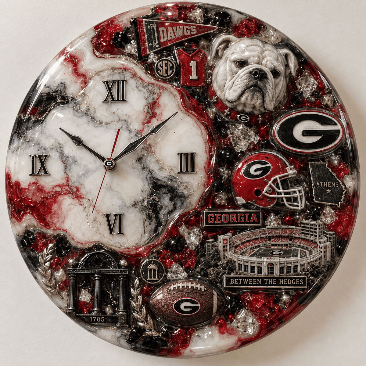 Premium GGBD Statement 3D Decorative Wall Clock HTTT
